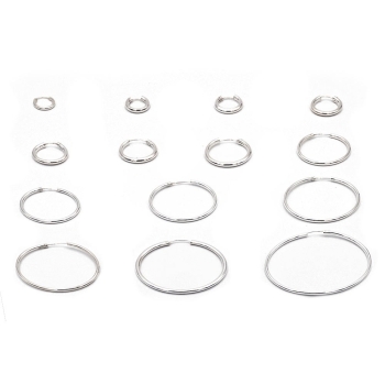 Aro de Plata de Ley de 2,5mm de grosor. Esta colección de aros gruesos la componen 14 tamaños diferentes para que puedas encontr