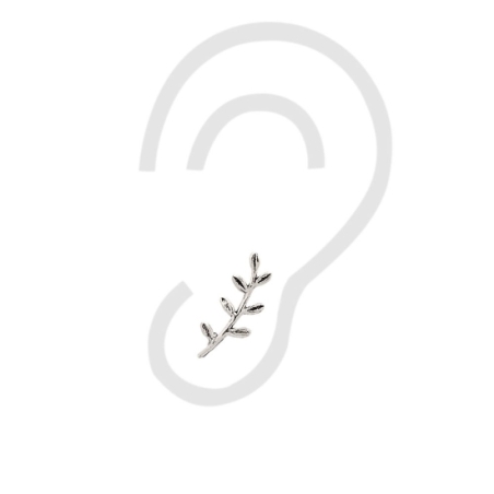 Pendientes Trepadores de Plata de Ley de tamaño pequeño de 15,7mm de largo y no mas de 5,8mm de ancho que siempre sientan bien a