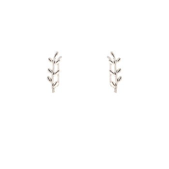 Pendientes Trepadores de Plata de Ley de tamaño pequeño de 15,7mm de largo y no mas de 5,8mm de ancho que siempre sientan bien a 2